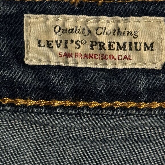 Levi’s 505 (with The Big E) Men’s blue denim shorts Size 32, Used CW-0120 - Picture 5 of 14